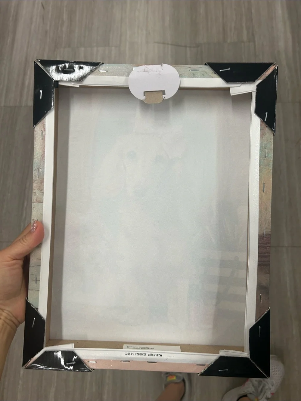 Sophistique Decorative Dog Portrait Wall Art - Pink Bow